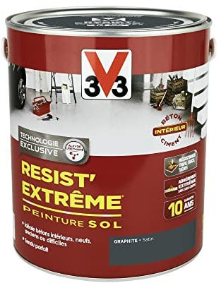 V33 Peinture sols garage - Résist'extrême® - Graphite 2,5L