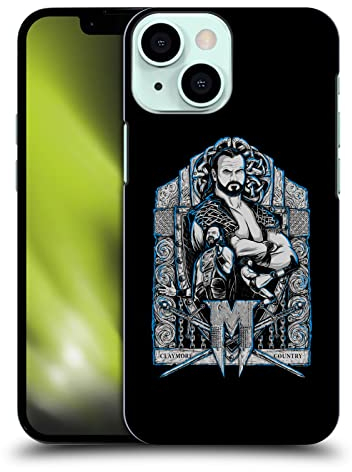 Head Case Designs Offizielle WWE Drew McIntyre Poster Kunst D. McIntyre Grafiken Harte Rueckseiten Handyhülle Hülle Huelle kompatibel mit Apple iPhone 13 Mini