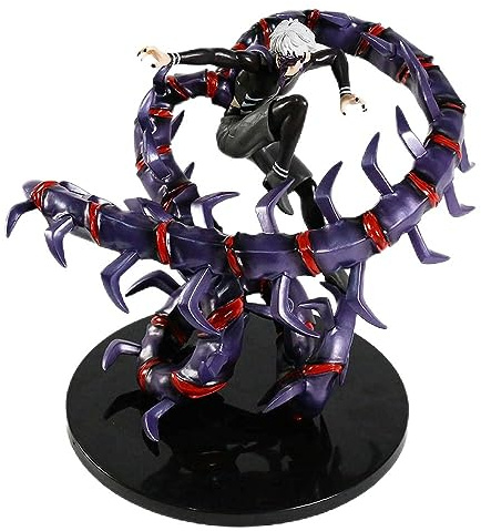 EyLuL 22cm.Tokyo Ghoul Ken Kaneki Figur PVC Sammlung Modell Spielzeug Puppe mit Modell Geschenk Anime Charakter