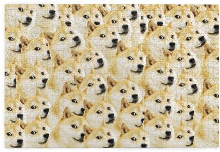 Mr Doge Meme Print 1000 Teile Puzzle Premium Holzpuzzle Geschenke Für Erwachsene Familie Hochzeit Abschluss Geschenk Vertikale Version