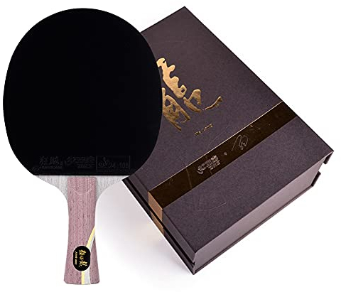 BBAUER Tischtennis-Set Tisch, Carbon Tischtennisschläger Von, Goldmedaille Ping Pong Blade/Ml/Long Handle