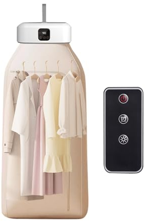 Secadora De Ropa Portátil Eléctrica Interiores, Secadora De Ropa Calefacción Con Tapa, Calentador De Ropa Para Lavandería Plegable Para El Hogar, Tendedero Con Calefacción Pequeño Con Control Remoto