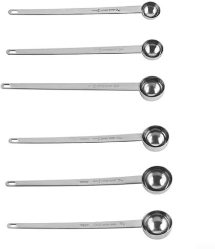 pour 1 cuillère à café graduée en acier inoxydable à long manche pour la cuisine et la pâtisserie (10 ml)