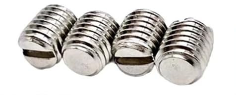 M1,2x3mm Gewindestifte mit Schlitz mit Kegelstumpf Edelstähle Silber ISO4766 30 Stück M1,2 Madenschrauben Nichtrostender Stahl