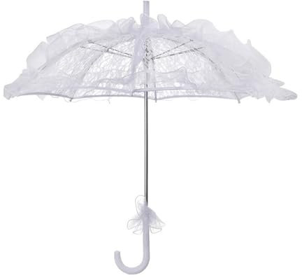 Lace Parasol Elegant Lace Umbrellas For Outdoor Party Photo Props Decorative Parasol Lacework Umbrellas For Garden Lace Umbrellas For Weddings