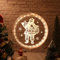 Bseical Luci di Natale da Interno LED a Batteria Bianco Caldo, Luci per Albero di Natale Decorazion, Regali Natale, con Ventose e Ganci (Babbo Natale, 24 cm)