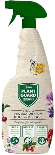 AMK® Vitax Plant Guard 750ml Ready to Use Spray Protection from Disease and Bugs Shield Against Aphids Spider Mites Prevent Powdery Mildew Garden Food Gardening Lawn Plants
