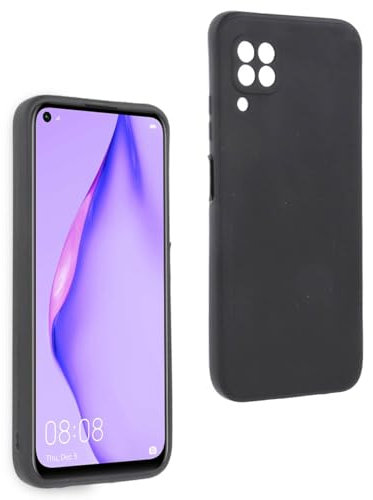 Cover in Gel TPU Nera per Huawei Nova 6 SE - P40 Lite 4G - 7i, Ultra Sottile 0,33 mm, Morbido Flessibile, Custodia Silicone