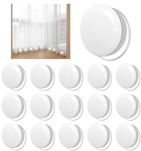 Duschvorhang Magnet,Kaluofan 16 Paar Gardinenbeschwerer,Vorhang Beschwerer Outdoor Verhindert,Duschvorhang Beschwerer,Gardinen Beschwerer Unten Passt in Duschvorhang Tischdecke Whiteboard Kühlschrank