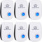 Repellente Ultrasuoni per Zanzara Professionale, 6 Pack Repellente Ultrasuoni Elettrico, Dispositivo Anti Parassiti Ampio Raggio, Contro Zanzare, Ratti, Scarafaggi, Ragni, Topi (Modern)