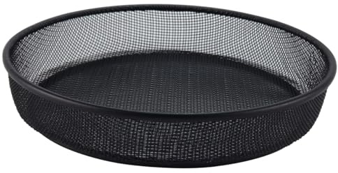 Enwye Metal Bird Feeder Garden Wire Mesh Tray Bird Feeder, 18x3cm Compatible with Most Poles and Stands