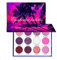 Ombretto viola metallizzato lucido glitter polvere trucco colors 12 ombretti prodotti Retouren palette (multicolore, taglia unica)