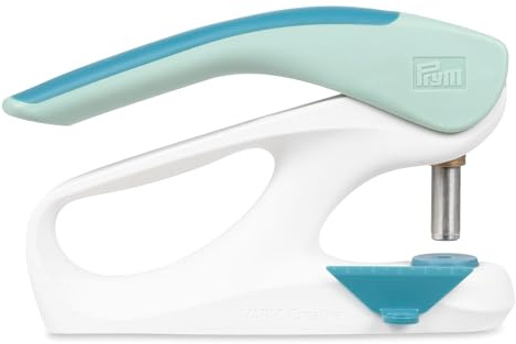 Prym 390911 Vario Creative Tool, Mint/Sage, One Size | Ergonomic tool for press studs, eyelets & rivets including hole tools 2.5-4 mm - energy-saving & precise.