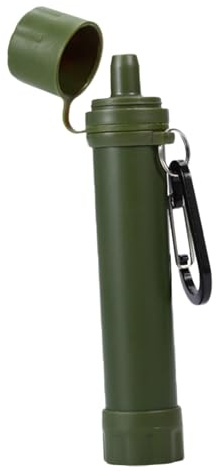 Kompakter Wasserfilter Outdoor Ausrüstung Tragbar Sicher Abs Pe 1 Stück | Leichtes Campingzubehör, Zuverlässige Reinigung, für Notfall und Reise, Handliches Design, Robustes Material