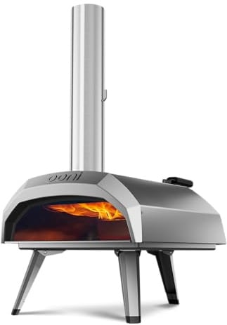 Ooni Karu 12 Forno Pizza a Legna e Carbone – Compatibile con Bruciatore a Gas Ooni (venduto separatamente) – Forno per Pizza da Esterni – 500 Gradi in 60 Secondi – Portatile per Pizze da 30 cm