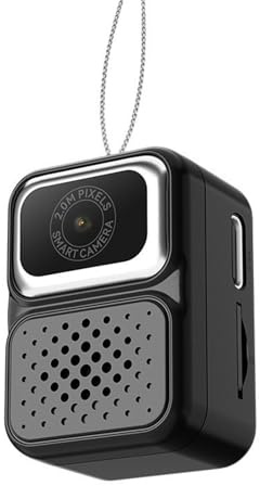 Portable Miniature Thumb Camera Necklace Video Recorder Perfect for Vlog Travel Adventures Secret Photography Digital Camera Stylish Video Necklace