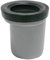 ABRISA 00000000 Manguito Inodoro PVC Excentrico 90 Mm, Gris