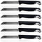 Solingen Obstmesser Schälmesser Gemüsemesser Allzweckmesser Edelstahl Messer rostfrei Küchenmesser Tafelbesteck Messerset Alltagsmesser 20er Set Schwarz