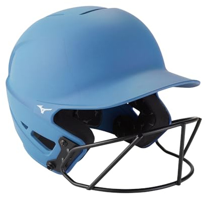 Mizuno F6 Fastpitch Softball Batting Helmet - Solid Color | Light Blue | Womens | Small/Medium (SMD)
