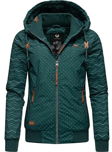 Ragwear Damen warme wasserdichte Winterjacke mit Kapuze Nuggie Zig Zag Intl. XS-6XL