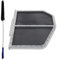 Carkio W10120998 Filtre à peluches de rechange avec brosse de nettoyage pour grille d'aération Compatible avec sèche-linge Whirl-pool Ken-more MEDE300VW0 WED5500XW0 Remplace AP3967919 W10049360