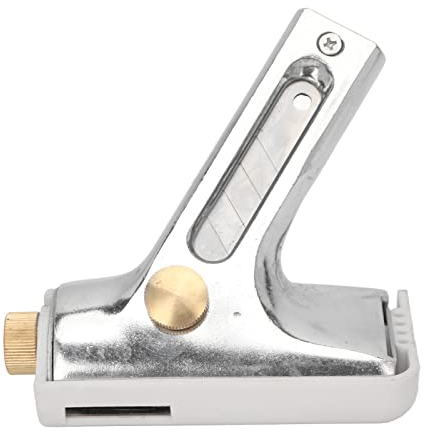 Risegun Manuelles Eckenschließ-Push-Messer, Schnelles Schneiden, Verstellbarer PVC-Boden-Wandschneider, Gummi, Gewerblicher Boden, Kunststoff-Bodenbauwerkzeug Für Böden