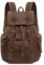 FOLOVEYA Vintage Zaino Uomo Tela Zaino 15.6 Pollici PC Portatile Casual Viaggio Zaini Retro Canvas Zainetto Scuola per Trekking Campeggio Escursionismo Università Zaino Laptop Caffè