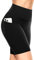 TNNZEET Radlerhose Damen Hohe Taille Kurze Sporthose Leggings Blickdicht Sommer Shorts Yoga Hose für Gym Sport (Schwarz-1,S-M)
