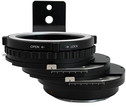 XPIMAGE Double Shift Objektivadapterring kompatibel mit Pentax 645 Objektiv zu X System XCD Kamera X1D X2D