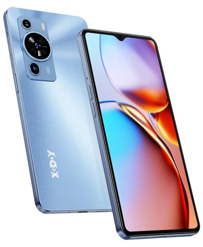XGODY Mate 50 Handy Ohne Vertrag, Android 10 Smartphone mit 4500mAh und 6.6'' Display, Handy Günstig 5+18MP 4G Dual SIM Octa Core, 3GB+32GB 256GB Erweiterung, Face ID Type-C-Anschluss(Blau)