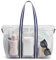 G4Free Bolsa de playa transparente grande para playa, bolsa transparente para piscina, vacaciones, White