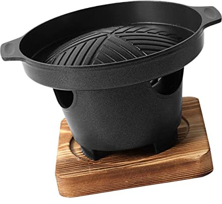 CIMAXIC Horno Pequeño Para Barbacoa Aluminio Parrilla Hornear y Asar Herramientas Para