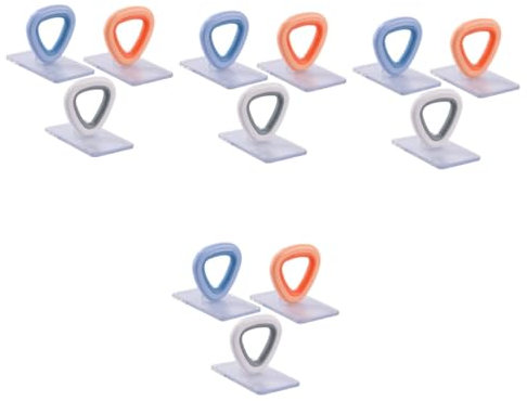 DOITOOL 4sets Toilet Lifter Adhesive Toilet Seat Handle Seat Lifter Useful for Potty Training 3pcs*4