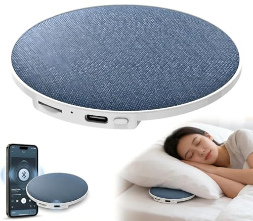 Quixion Altavoz Almohada, Altavoz de Almohada Bbluetooth, Altavoz para Almo-Hada con Ruido Blanco Y FuncióN De Temporizador, Altavoz PortáTil para Altavoz para Dormir para Personas con SueñO Profundo
