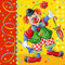 100 Servietten, 3-lagig, 1/4-Falz, 33 cm x 33 cm, Clown, Papstar, 82448