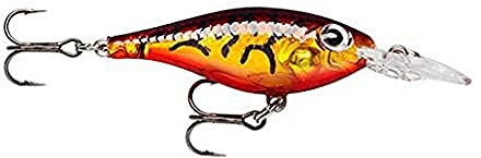 Rapala - Ultra Light Shad Angelköder - Angelzubehör mit Dip Flap - Süßwasser Spinnköder - Lauftiefe 1.2-1.5m - Fischköder 4cm, 3g - Hergestellt in Estland