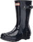 Hunter Original short gloss wellington boots Donna, blu (navy), 39 EU (6 UK)
