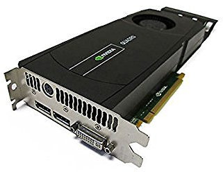 HP NVIDIA QUADRO 5000 2.5 GB GDDR5 Graphics Card 608532-003 735210-001