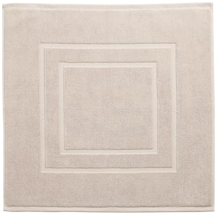 Christy Brixton Bath Mat | 100% Cotton Shower Mat | Super Absorbent | Pebble