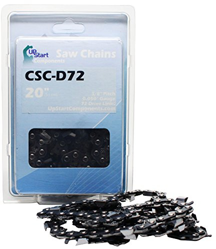 3er Pack Ersatz 50,8 cm Vollmeißel Sägekette für STIHL, Husqvarna, Poulan kompatibel mit – Stihl MS290, Husqvarna 450 Viehzüchter, Husqvarna 435 (3/20,3 cm Pitch, 0,1 cm, 72 Treibglieder, csc-d72)