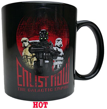 Star Wars Rogue One Enlist Now 20oz Heat Change Mug