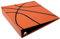 Hoopz 3 Ring Binder – Strukturierte Basketball Binder – Basketball-Karte Binder – Team Aufkleber Binder Binder