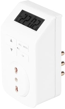 Poly Pool PP1419 Programmatore Timer Digitale Settimanale, Spina 16 A e Presa Bivalente