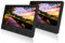 Reflexion DVD1052 Twin Monitor mit 25,7 cm (10,1 Zoll) DVD-Player (Auto Kopfstützenmontage, Autoreiseset, USB, SD/MMC, Kopfhörerausgang, Fernbedienung, 12V Adapter) schwarz