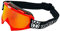 TWO-X Cross-Brille - Motocross-Brille mit verspiegeltem Iridium Glas - Kratzfeste Motorrad-Brille - Enduro & Downhill - Modell Race - Rot
