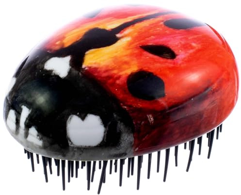 Kent Brushes Pebble Lady Bug Hair Detangling Brush