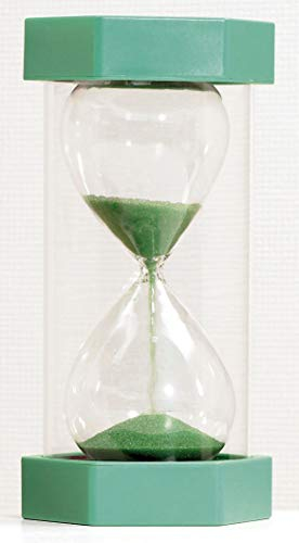 TickiT 92042 Mega Sand Timer, 1 minutes, 150 mm Diameter, Green