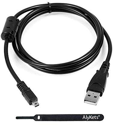 AlyKets Câble de Charge USB et Câble de Données pour Nikon D3300 D3200 D5300 D5200 D5000 D5100 D5500 D7100 D7200 D750 DF
