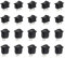 LAITER 10 PCS Interruttore Affettatrice Bilanciere On Off 220v Rotondo Nero per Macchina Caffè Distributore d'acqua TV Altoparlanti Computer