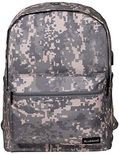 Rockland Classic Laptop Backpack, Acu Camo, L, Classic Laptop Backpack